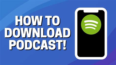 Look for the download button or icon next to the episode. . How to download podcasts